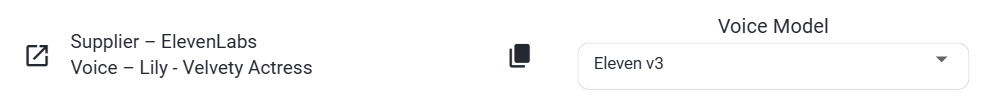 Voice settings 1
