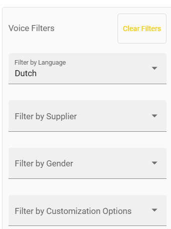 Voice filter