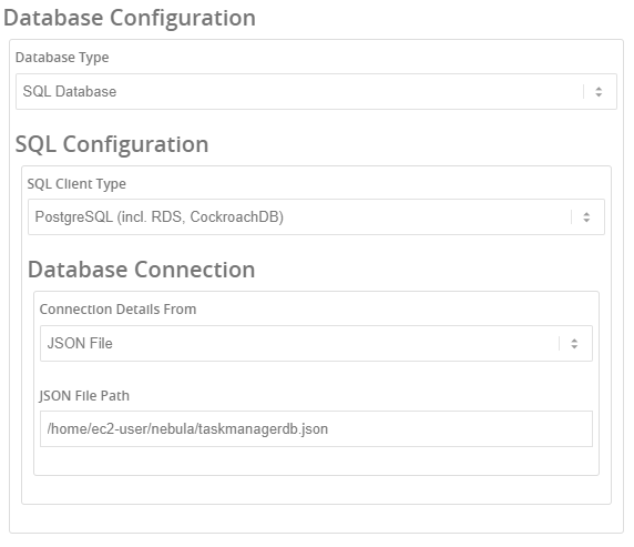 Postgres config