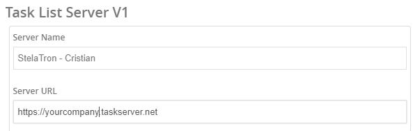 Task List Server